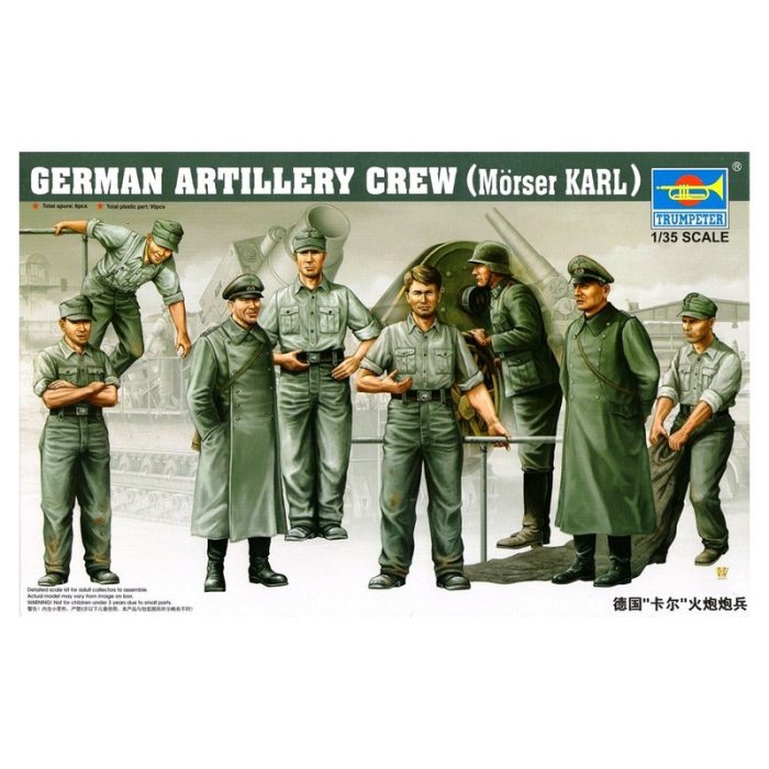 Trumpeter Trumpeter German Artillery Crew (Mörser KARL) 1/35 (00409)