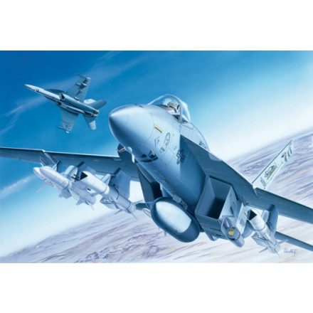 Italeri F/A-18E Super Hornet  1:72 makett repülő (0083s)