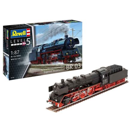 Revell Standard express locomotive BR03 1:87 makett mozdony (02166)