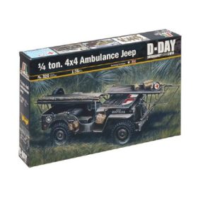   Italeri Italeri 1:4 TON. 4x4 Ambulance Jeep 1:35 makett harcjármű (0326)