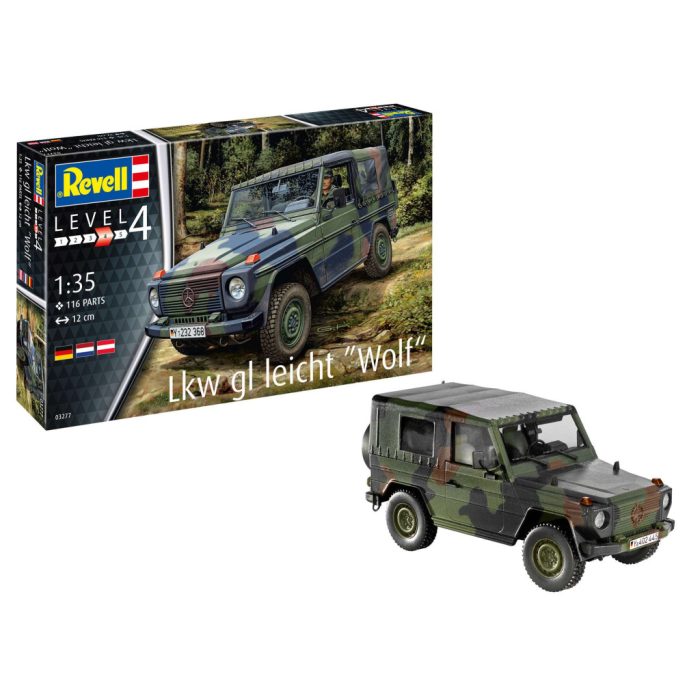 Revell Revell Lkw gl leicht Wolf 1:72 makett harcjármű (03277)