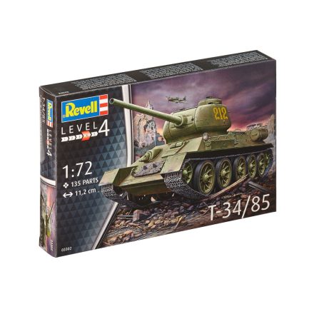 Revell T-34/85 1:72 makett harcjármű (03302)