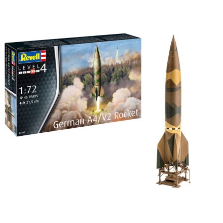 Revell German A4:V2 Rocket makett 1:72 makett repülő (03309)