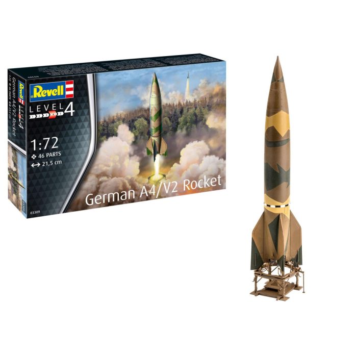 Revell Revell German A4:V2 Rocket makett 1:72 makett repülő (03309)