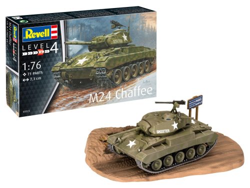Revell M24 Chaffee harcjármű makett 03323