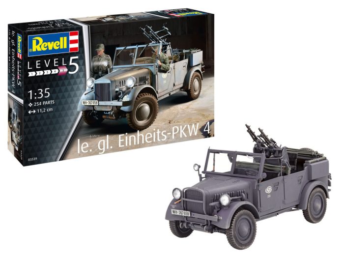Revell Revell Einheits-PKW Kfz.4 1:35 makett harcjármű (03339)
