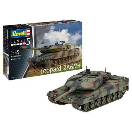 Revell Leopard 2 A6M+ 1:35 makett harcjármű (03342)