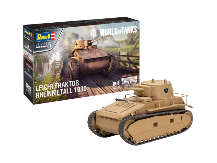 Revell Revell Leichttraktor Rheinmetall 1930  1:72 makett harcjármű (03506)