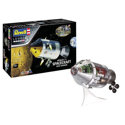 Revell Apollo 11 Spacecraft with Interior (50 Years Moon Landing) (3703)