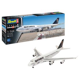   Revell Revell Boeing 747-400 Iron Maiden Ed Force One 1:144 makett repülő (03780)