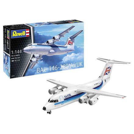 Revell BAe 146-200 AirUK 1:144 makett repülő (03791)