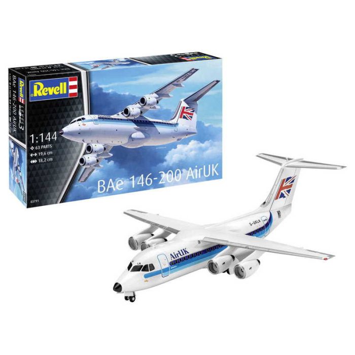 Revell Revell BAe 146-200 AirUK 1:144 makett repülő (03791)