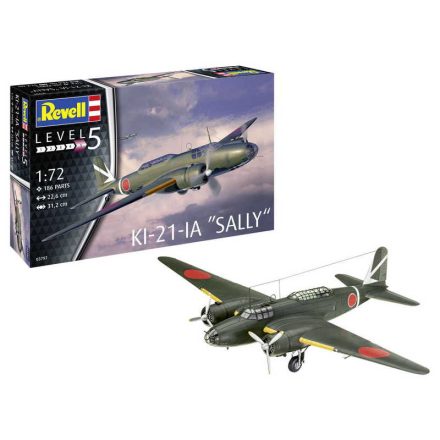 Revell Ki-21-la Sally 1:72 makett repülő (3797)