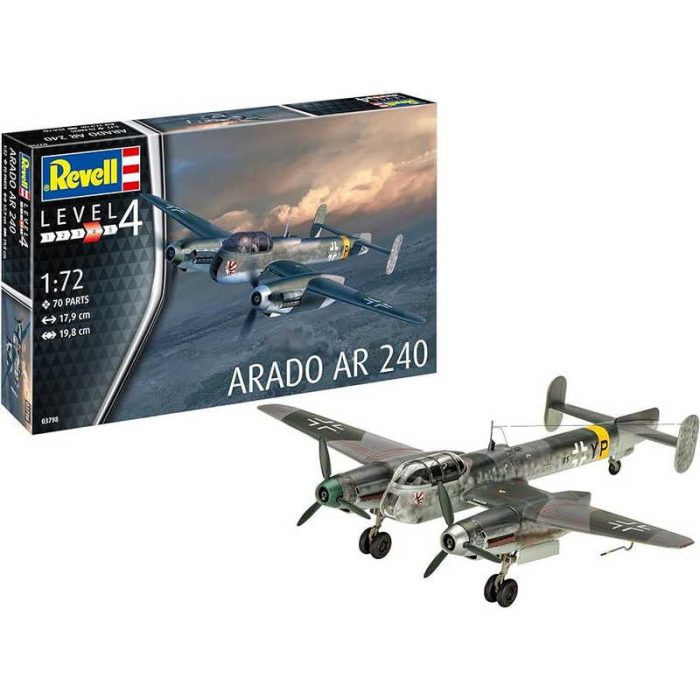 Revell Revell Arado AR-240 1:72 makett repülő (03798)