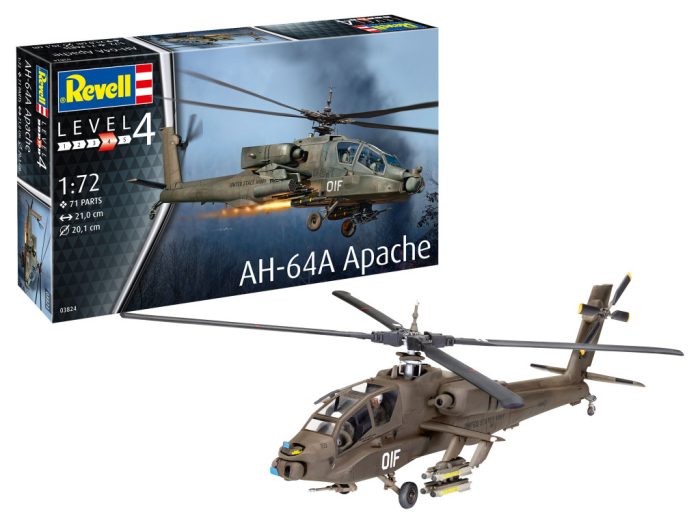 Revell Revell AH-64A Apache 1:72 makett helikopter (03824)