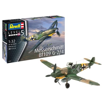 Revell Messerschmitt Bf109G-2/4  1:32 makett repülő (03829)