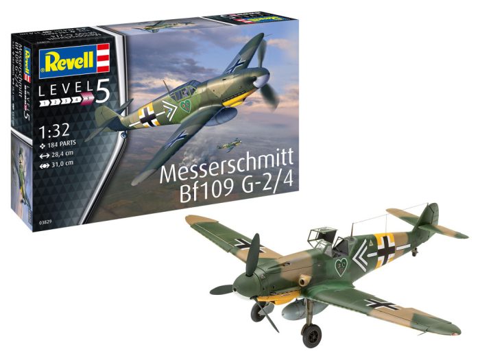 Revell Revell Messerschmitt Bf109G-2/4  1:32 makett repülő (03829)