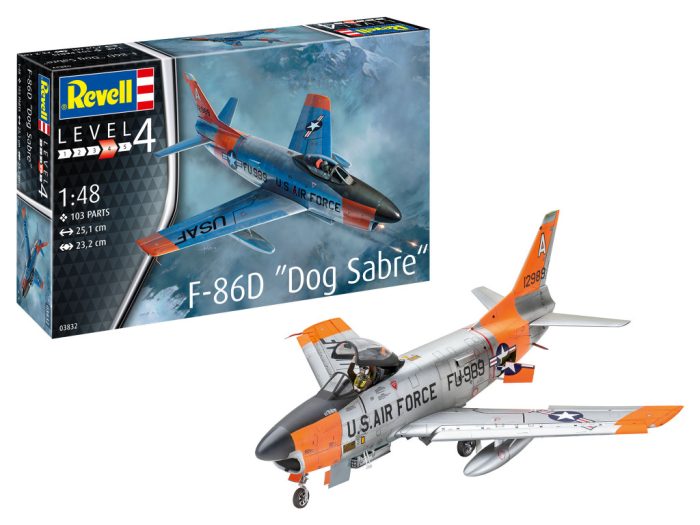 Revell Revell F-86D Dog Sabre 1:48 makett repülő (03832)