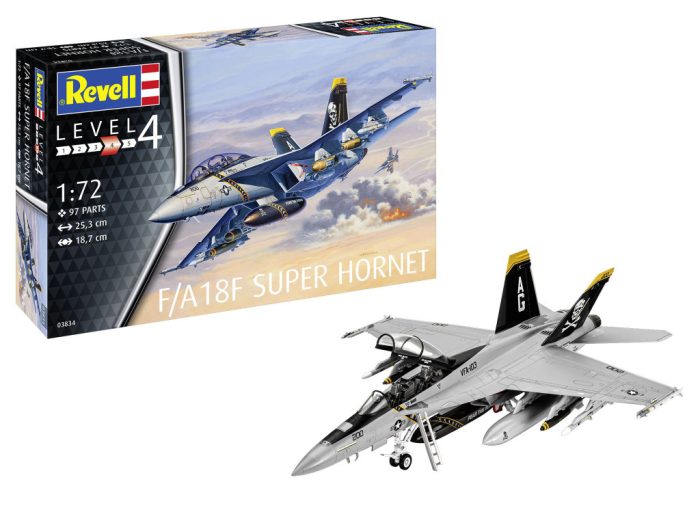 Revell Revell F/A18F Super Hornet 1:72 makett repülő (03834)