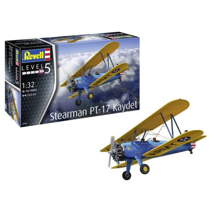 Revell Stearman PT-17 Kaydet 1:32 makett repülő (03837)