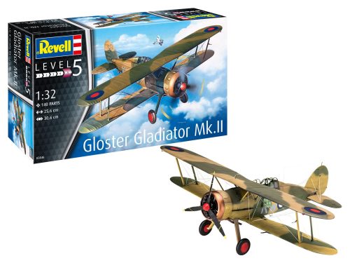 Revell Gloster Gladiator Mk. II  repülőgép makett 03846