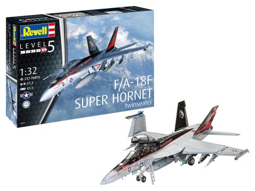Revell F/A-18F Super Hornet  repülőgép makett 03847