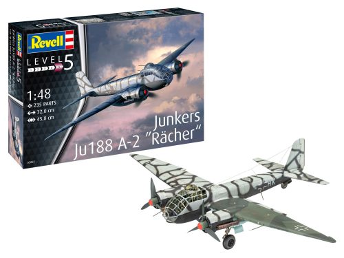 Revell Junkers Ju188 A-2 "Rächer" repülőgép makett 03855