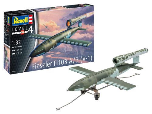 Revell Fieseler Fi103 A/B V-1 repülőgép makett 03861