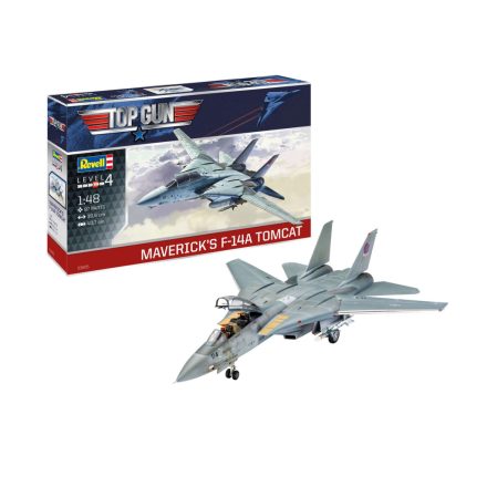 Revell F-14 A Tomcat Top Gun 1:48 makett repülő (03865)