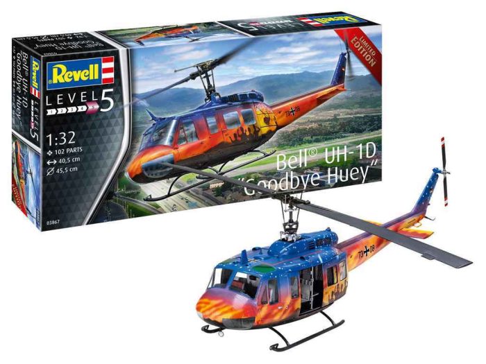 Revell Revell Bell UH-1D Goodbye Huey 1:32 (03867) makett helikopter