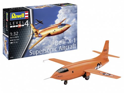 Revell BELL X-1 Supersonic Aircraft repülőgép makett 03888