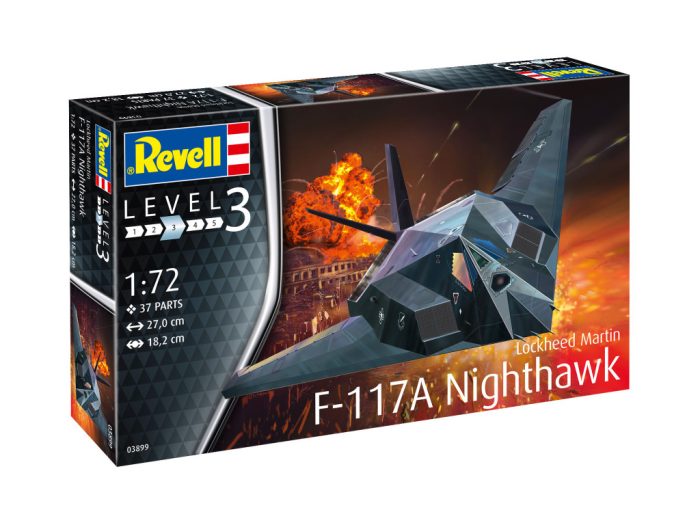 Revell Revell F-117 Stealth Fighter 1:72 makett repülő 1:72 (03899)