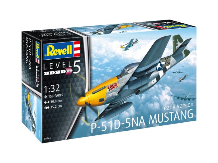 Revell Revell P-51D Mustang makett 1:32 makett repülő (03944)