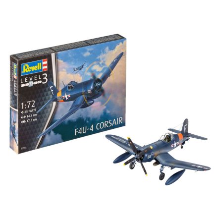 Revell F4U-4 Corsair 1:72 makett repülő (03955)