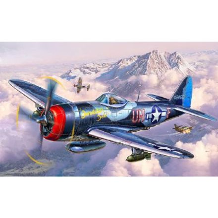 Revell P-47 M Thunderbolt 1:72 makett repülő (03984)