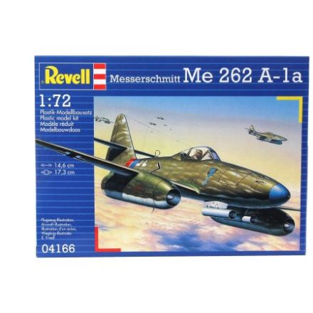 Revell Messerschmitt Me 262 A-1a 1:72 makett repülő (04166)