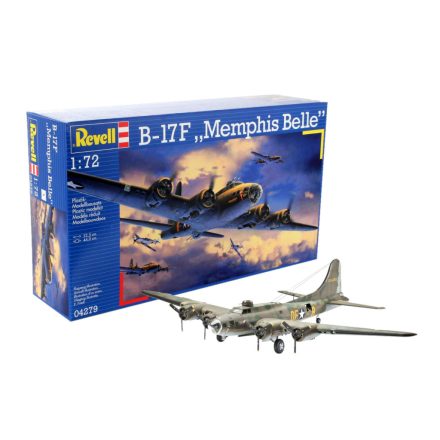 Revell B-17F Memphis Belle 1:72 makett repülő (04279)
