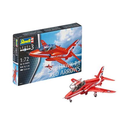 Revell BAe Hawk T.1 Red Arrows 1:72 makett repülő (04921)