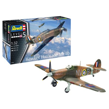 Revell Hawker Hurricane Mk IIb 1:32 makett repülő (04968)