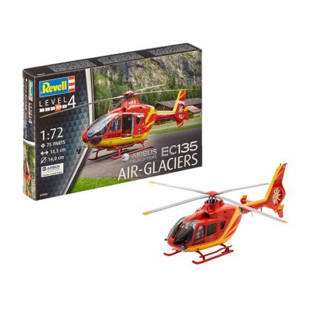 Revell EC135 Air-Glaciers 1:72 makett helikopter (04986)