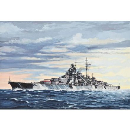 Revell Battleship Bismarck 1:700 makett hajó (05098)