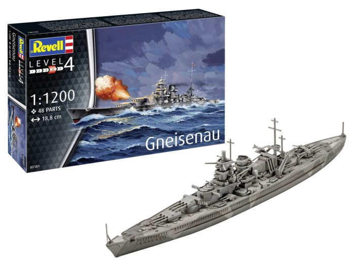 Revell Revell Battleship Gneisenau 1:1200 makett hajó (05181)