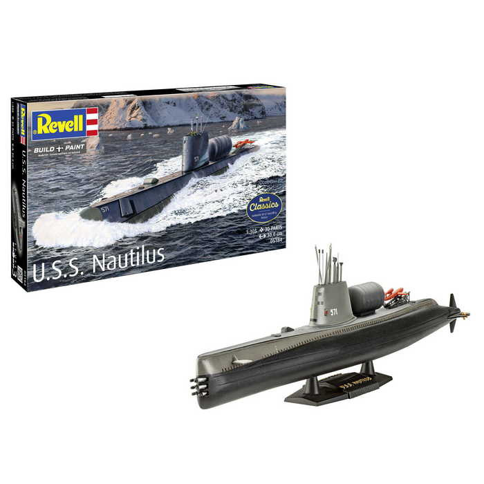Revell Revell U.S.S. Nautilus (05184) 1:305 makett tengeralattjáró