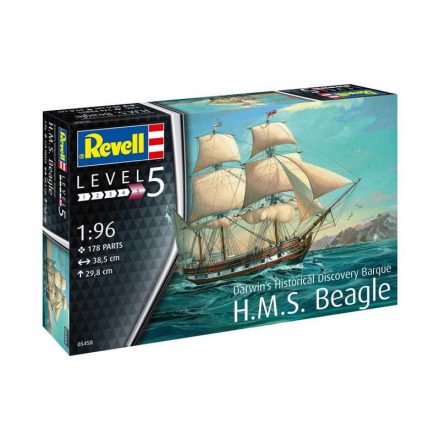 Revell H.M.S. Beagle 1:96 makett hajó (05458)
