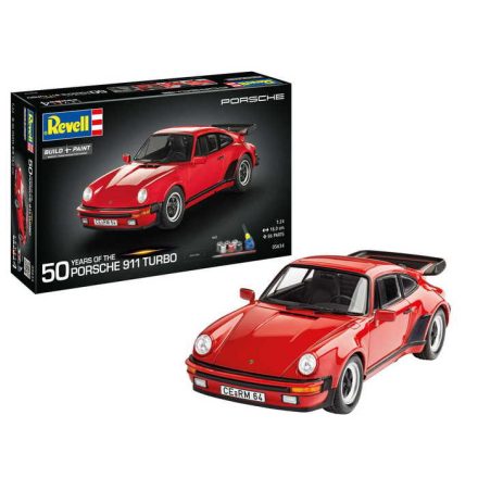 Revell - Gift Set Porsche 911 Turbo 50th Anniversary 1:24 (05634)