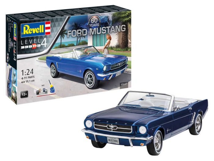 Revell Revell Gift Set Ford Mustang 60th Anniversary 1:24 makett autó (5647)