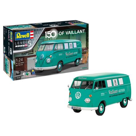 Revell Gift Set VW T1 Bus 150 Years of Vaillant 1:24 makett autó (5648)