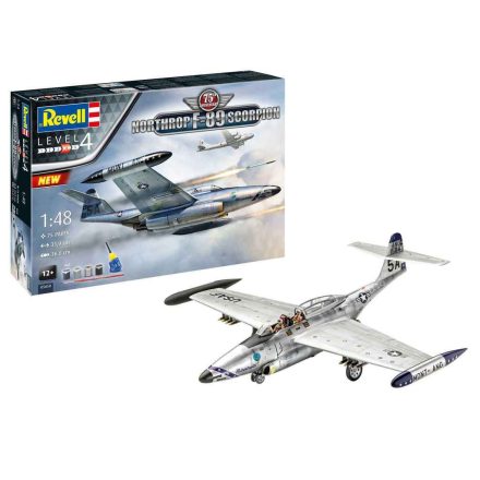 Revell Gift Set 50th Anniv. Northrop F-89 Scorpion makett repülő (05650)
