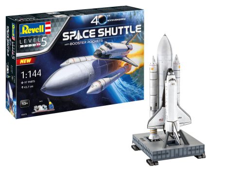 Revell Gift Set Space Shuttle & Booster Rockets, 40th. űrhajó makett 05674