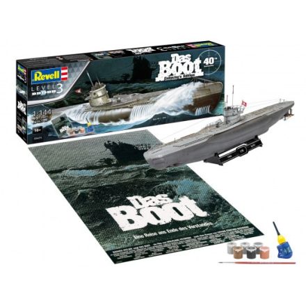 Revell Gift Set Movie Set DAS BOOT 1:144 makett készlet (05675)